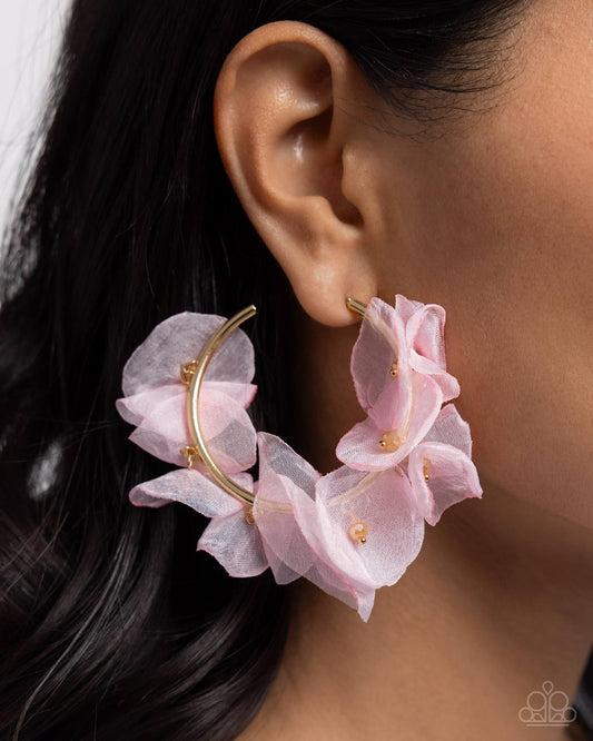 Petaled Pageant - Gold earrings