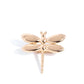 Durable Dragonfly - Gold ring