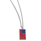 Patriotic Pendant - Red necklace-(max 2 per order)