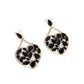 Glittery Gait black earrings