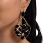 Glittery Gait black earrings