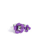 Delicate Duo purple ring