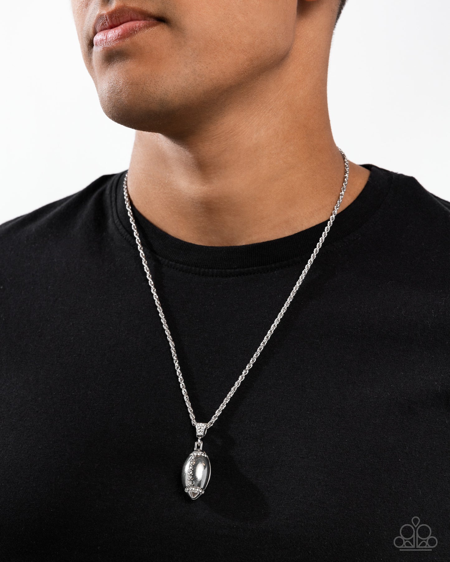 FOOTBALL FUTURE - WHITE  URBAN NECKLACE - (max 3 per order)