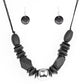 Grand Turks Getaway Black Necklace