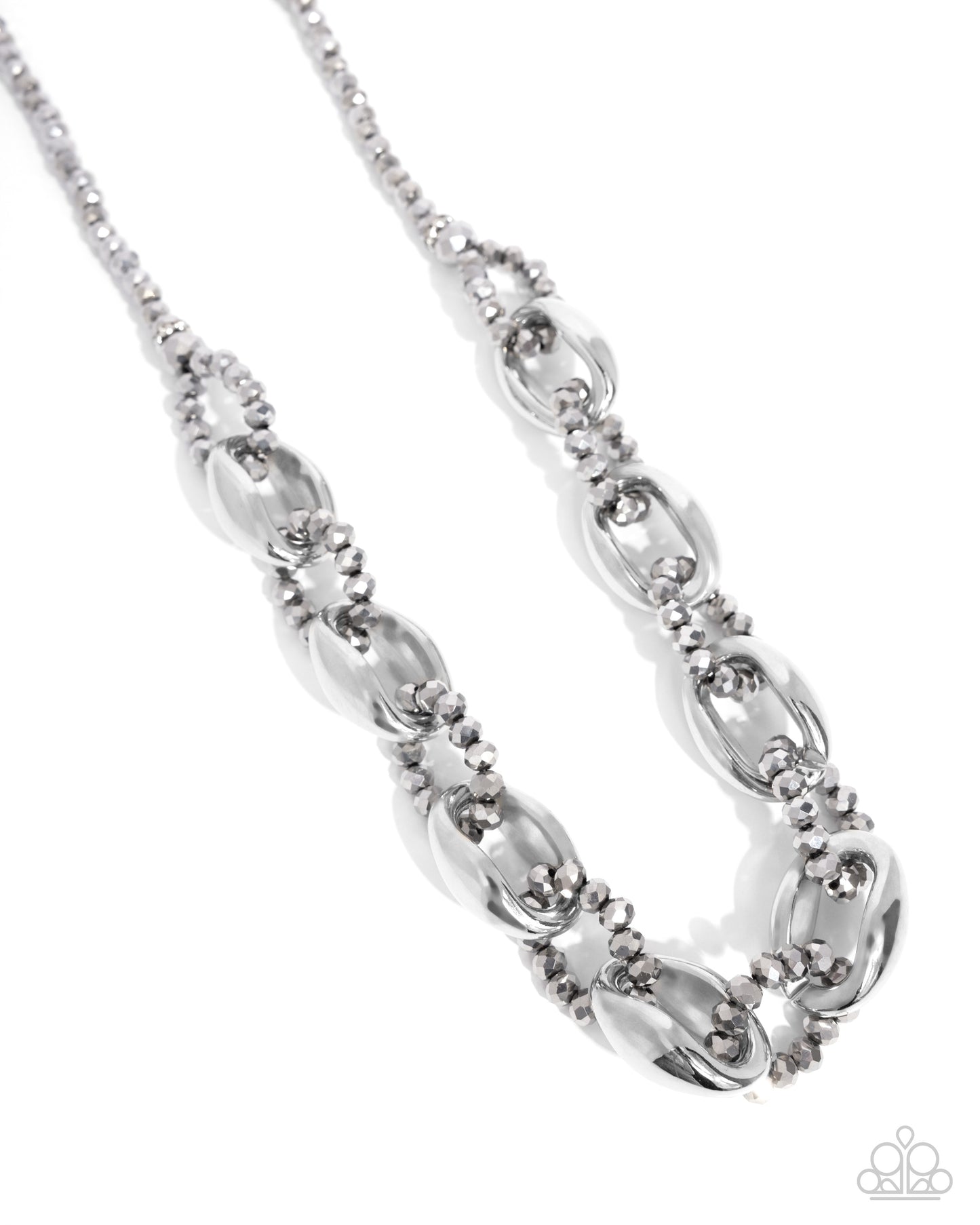 Flickering Fact - Silver necklace