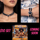 Valuable Verdict blue necklace and bracelet set it up with Lola