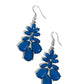 Fashionista Fiesta - Blue earrings