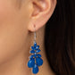 Fashionista Fiesta - Blue earrings