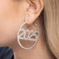 This my year white earrings