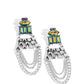 Dangling Art Deco - Multi earrings