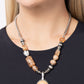 Captivating Composition - Brown necklace