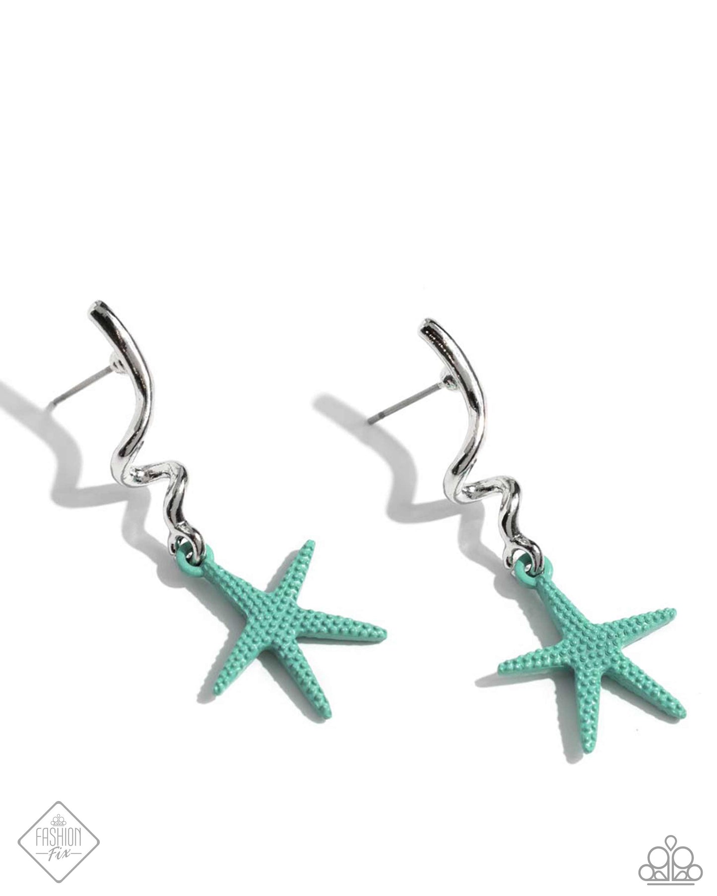 Written in the STARFISH - Blue earrings