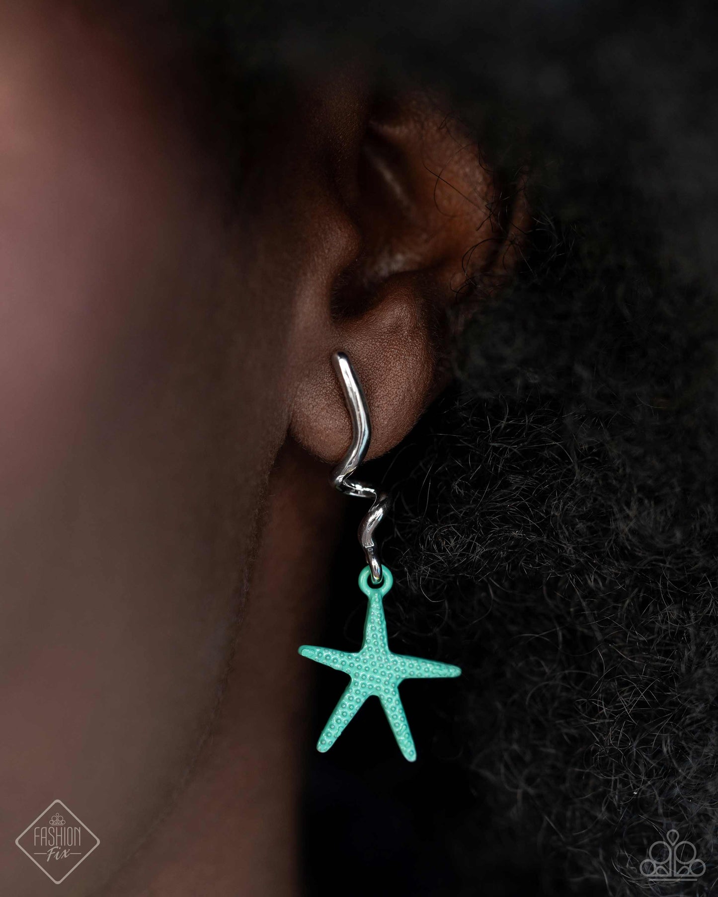 Written in the STARFISH - Blue earrings