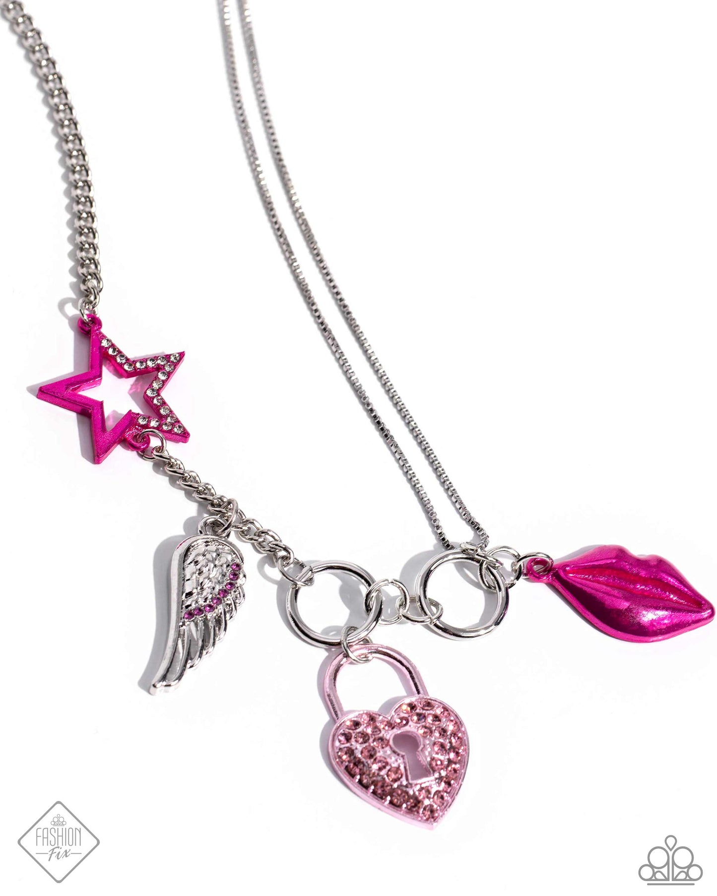 The Princess and the Popstar - Pink necklace