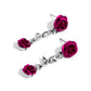 Led by the ROSE - Pink earrings