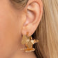 No WINGS Attached - Gold earrings