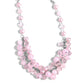 Pearl Pandora - Pink necklace