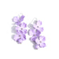 Plentiful Petals - Purple earrings