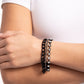 Colorful Canvas - Black bracelet