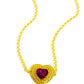 Locket Leisure - Yellow necklace