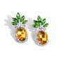 Prismatic Pineapple - Yellow earrings