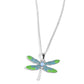 DRAGONFLY to the Sky - Blue necklace