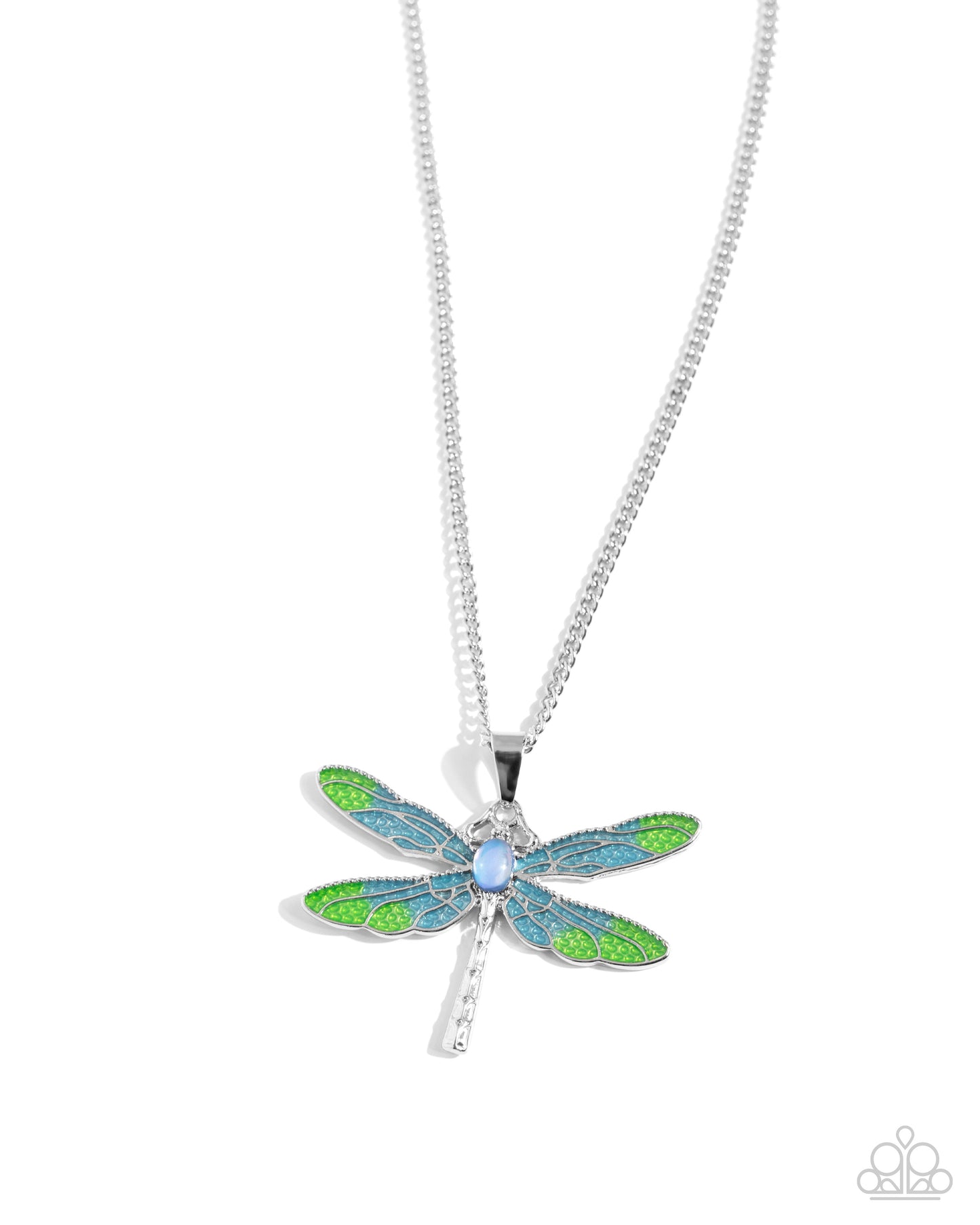 DRAGONFLY to the Sky - Blue necklace