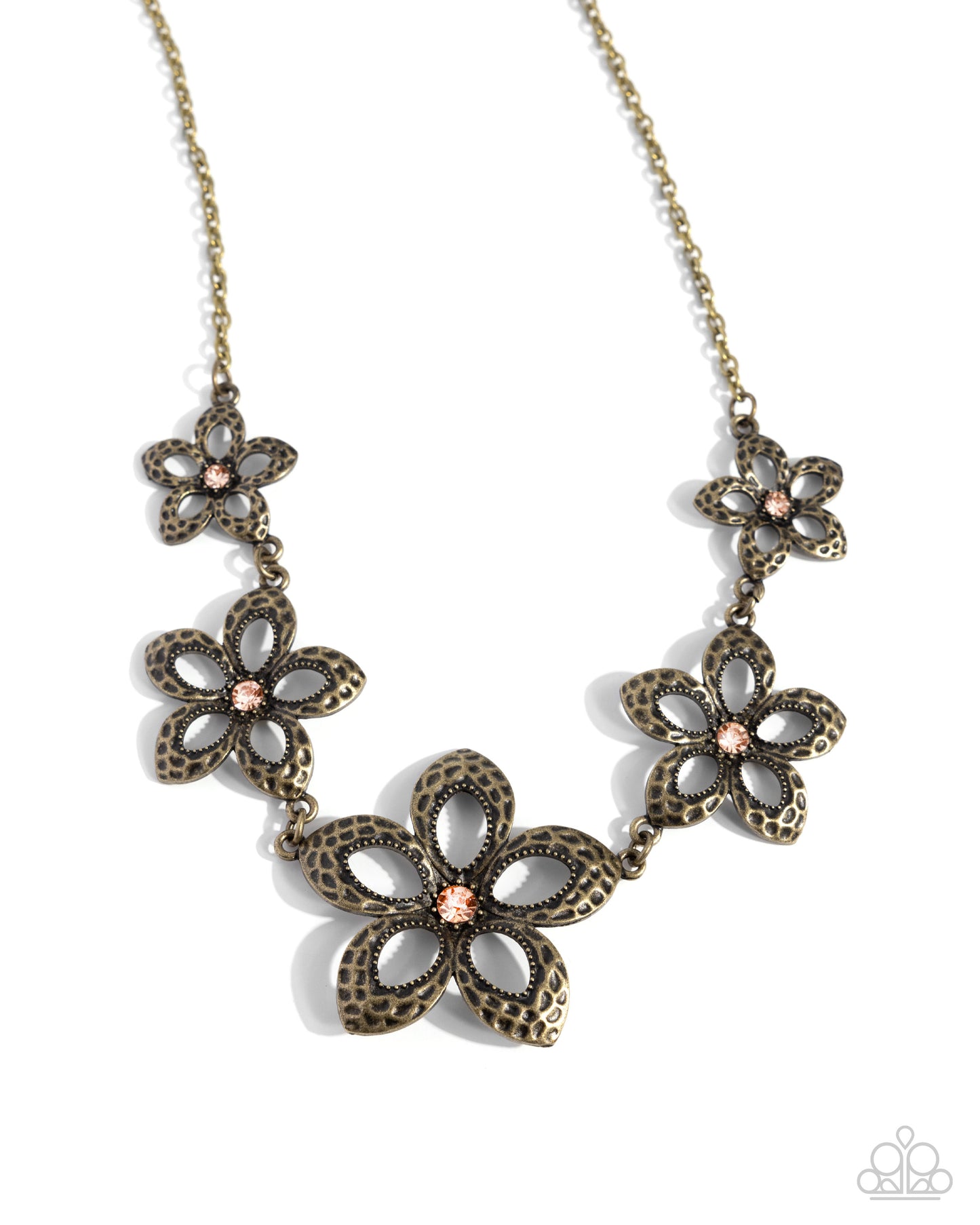 Faithful Florals - Brass necklace