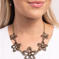 Faithful Florals - Brass necklace