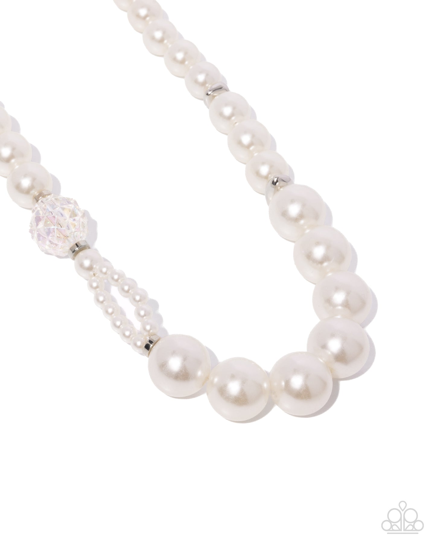 Crystal Class - White necklace