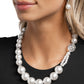 Crystal Class - White necklace