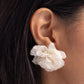 Tulle Twist - White earrings