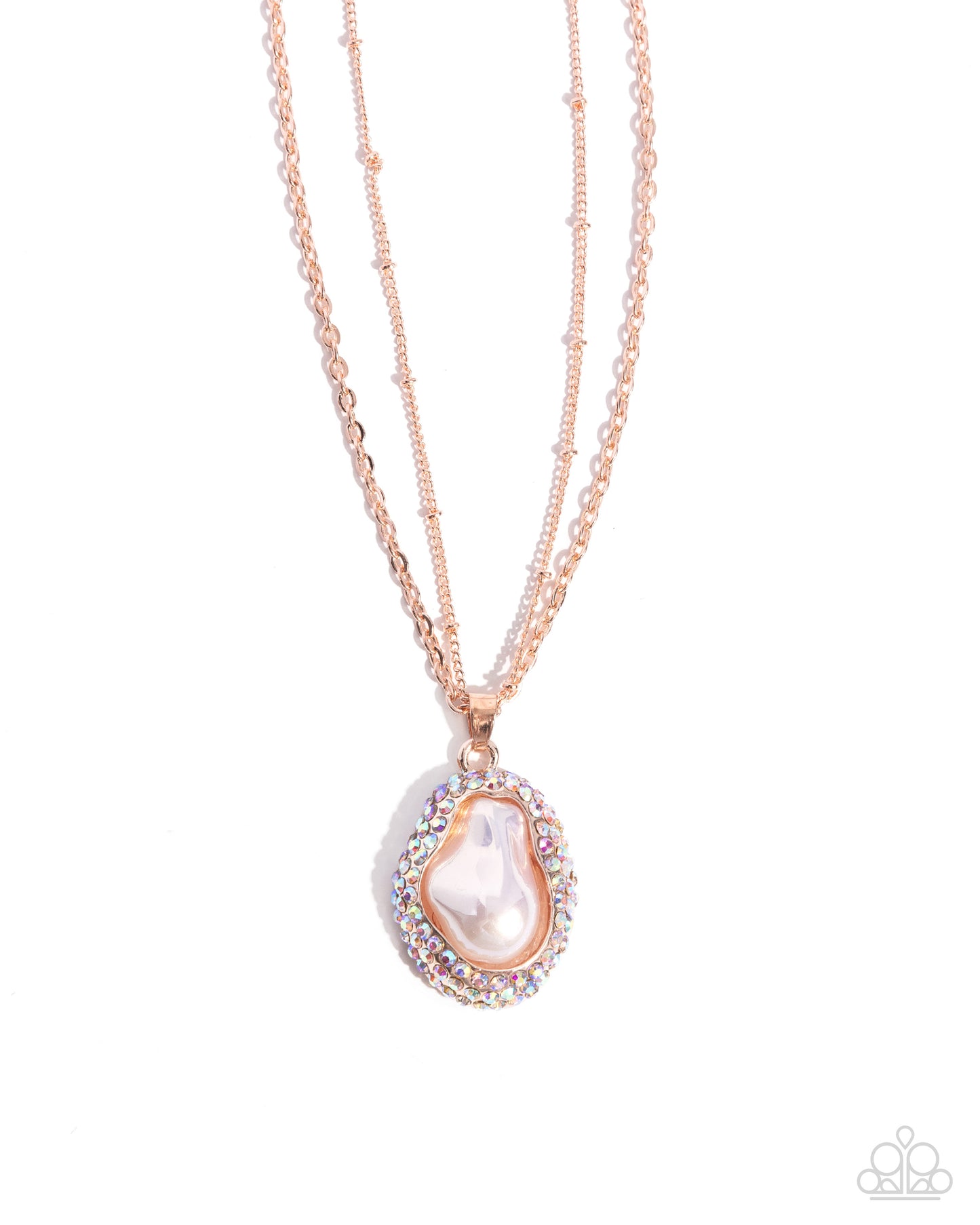 Beachy Baroness - Rose Gold necklace