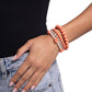 Rosy Retrospection - Orange bracelet