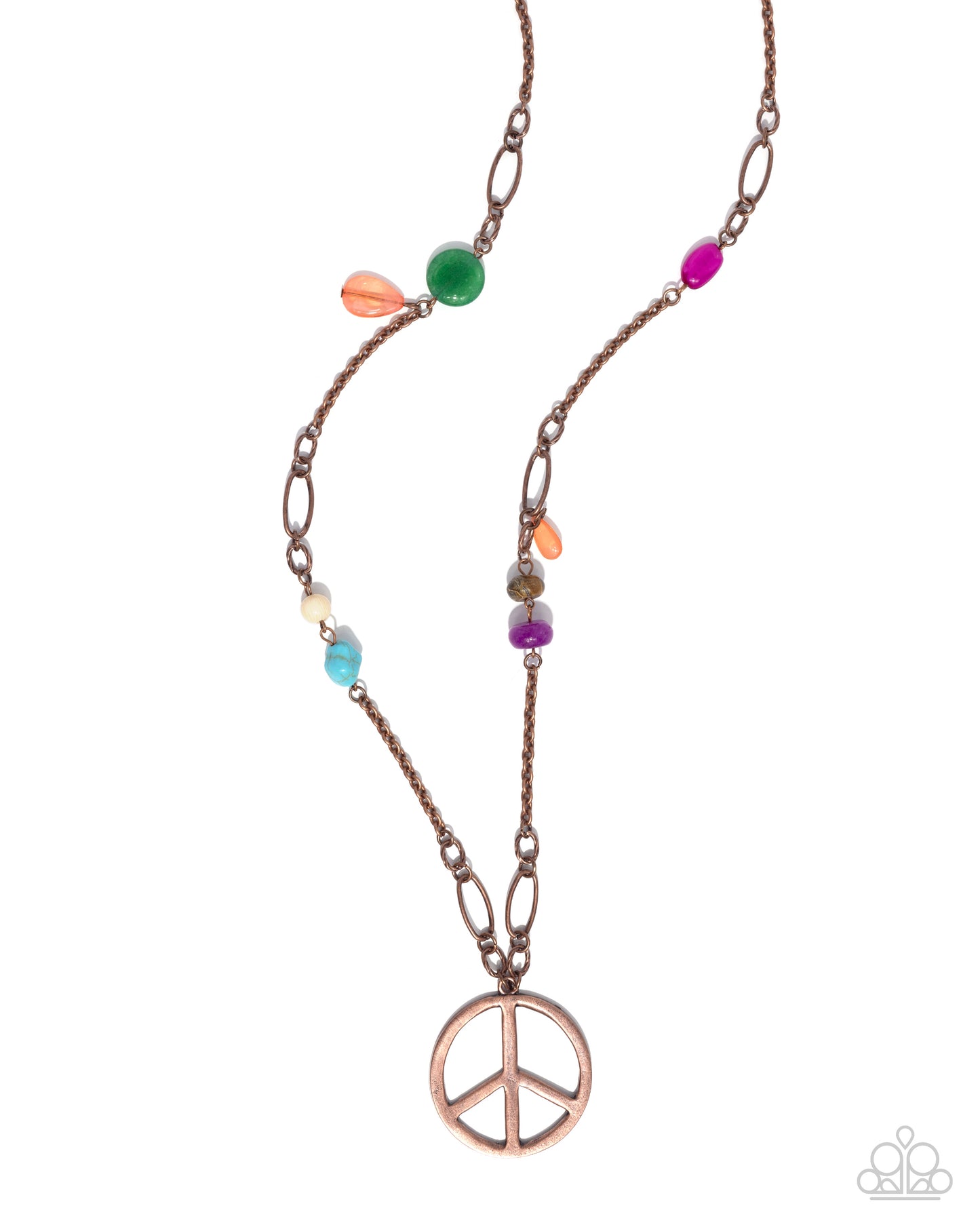 Peaceful Playtime - Copper necklace