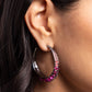 Embedded Edge - Pink earrings