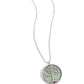 Tree Talisman - Green necklace