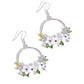 Fairy Freestyle - White earrings