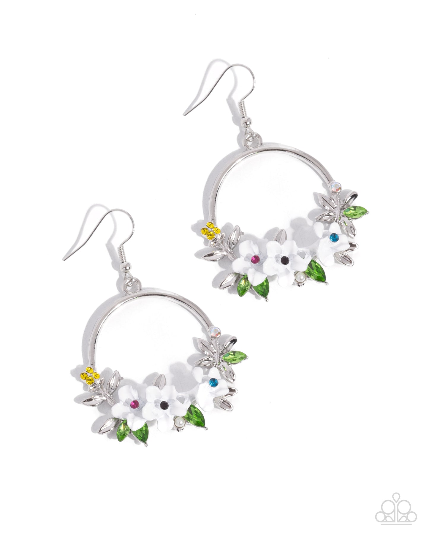 Fairy Freestyle - White earrings