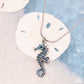 Seahorse Shanty - Blue necklace -limit 2 per order