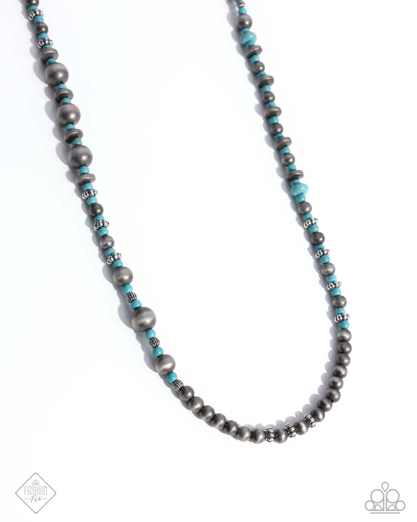 Daring Desert - Blue necklace