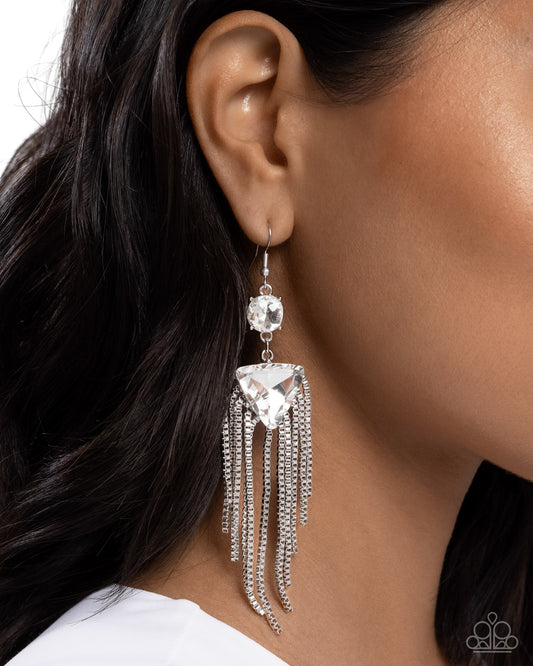 Maven Musings - White earrings