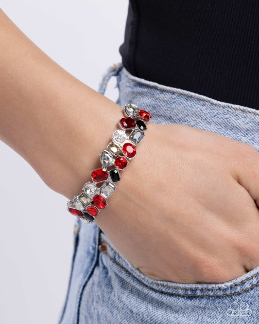 Handcrafted Haven - Red bracelet