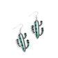 Cactus Confidence - Green earrings