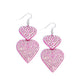 Never Enough Sparkle - Pink earrings