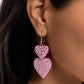 Never Enough Sparkle - Pink earrings