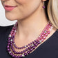 Ombré Ornament - Purple necklace