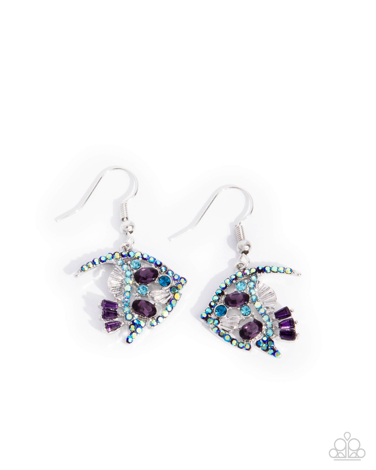 Fancy Free Fish - Purple earrings limited to 3 each order