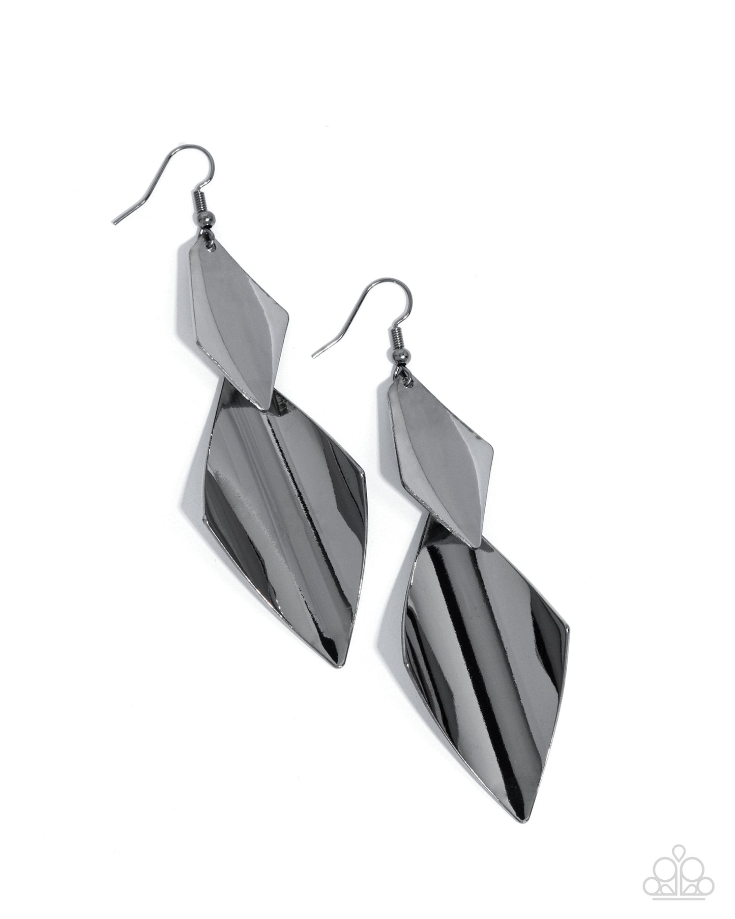 Skillfully Sheared - Black earrings