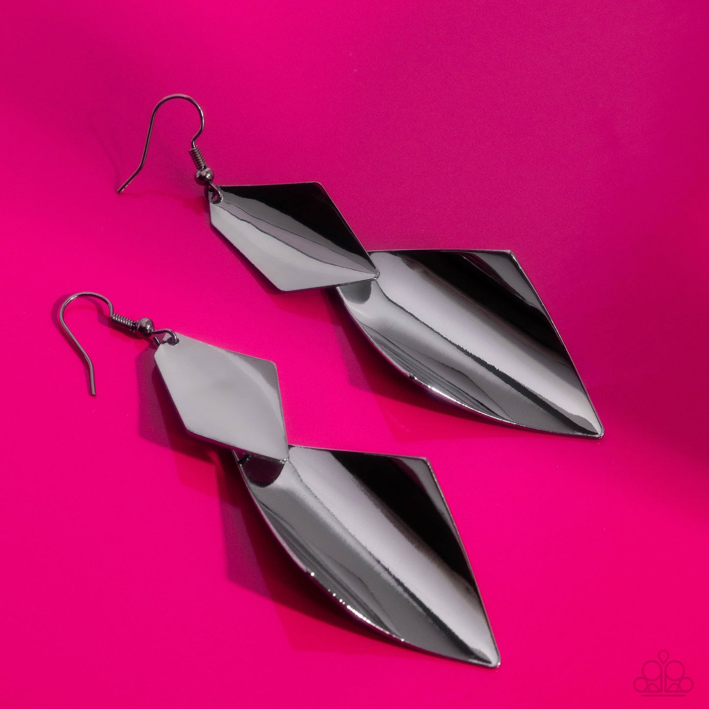 Skillfully Sheared - Black earrings